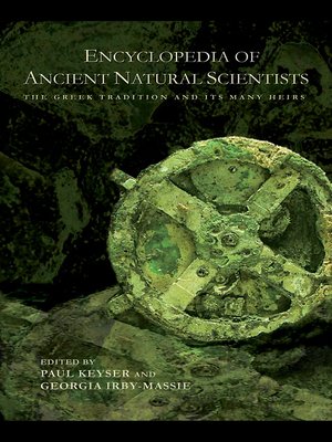 cover image of Encyclopedia of Ancient Natural Scientists